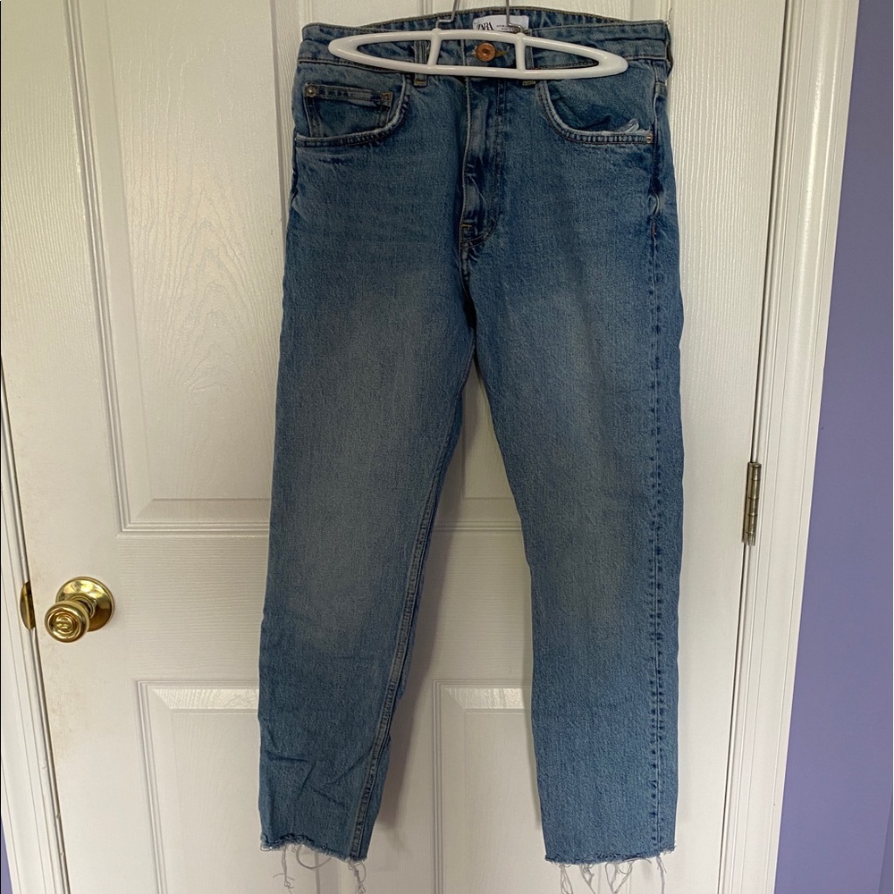 NWOT Zara high waisted mom jeans